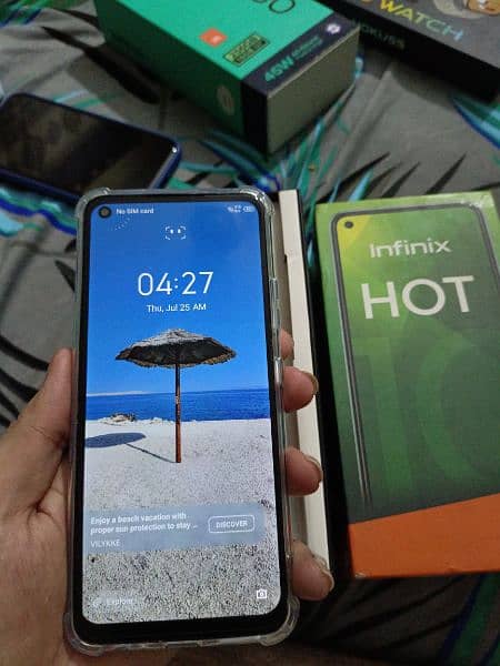 infinix hot 10 condition 10/10 Awesome Mobile 100% ok phone 2