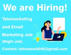 Call and Email marketing Night Job in Malir