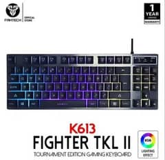 Fantech K613 Fighter 2 - Original Full RGB Gaming Keyboard-DELIVERY