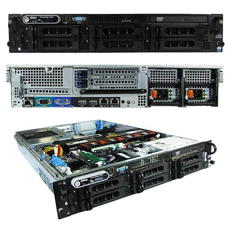 DELL POWEREDGE 2950 III-2U RACK FORM FACTOR NAS SERVER! 1