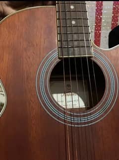 semi Acoustic  Guitar Original  Wooden By Knock Brand