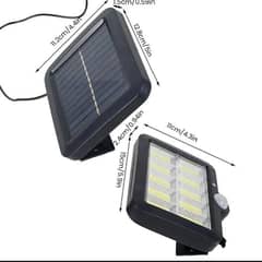 split solar powered outdoor wall light