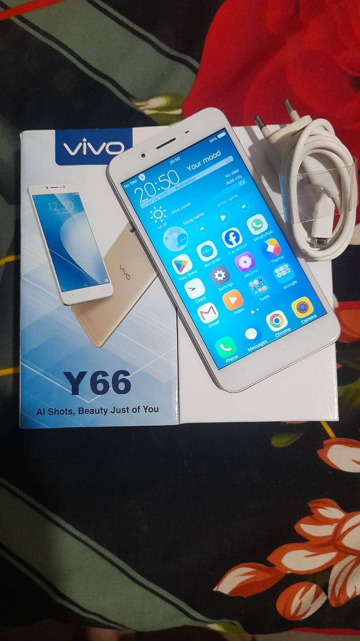 Vivo Y66 with Full Box , 4/64, 10/10, PTA Dual sim, Exchange possible 2