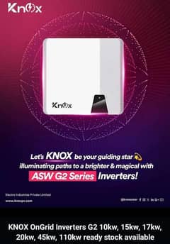 Knox Inverter Ready stock Available at Reasonable Price