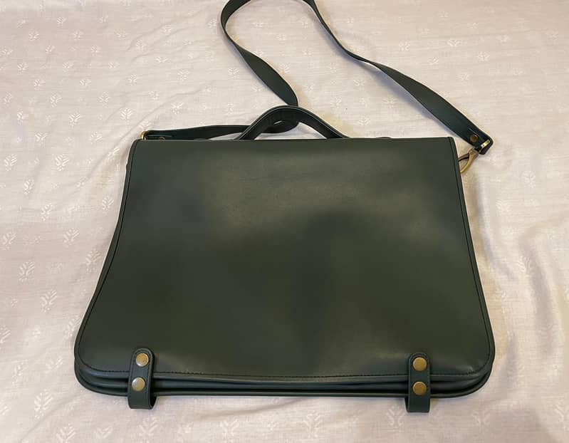 Pure Leather Laptop  Bag / Briefcase - HUB Brand 9