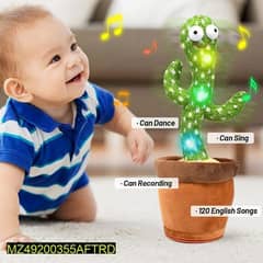 ( Free home delivery ) dancing cactus  plush toy for kids