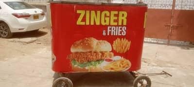 zinger and fries counter