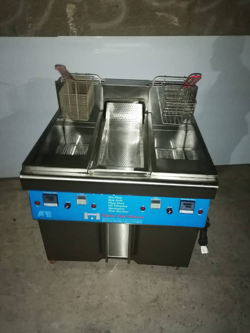 salad bar, salad bar counter without Cooling All Fryers available 14