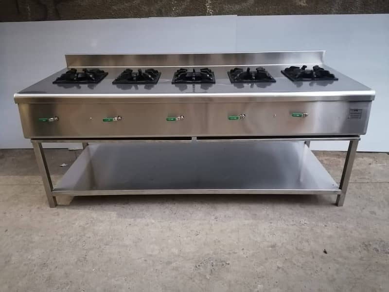 salad bar, salad bar counter without Cooling All Fryers available 16