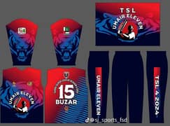 Sublimation cricket shirt maker