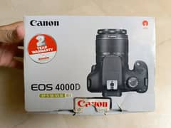 Canon EOS 4000D with EFS 18-55mm Lens New Camera