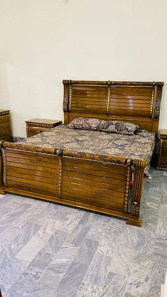 Chinioti wooden bed set/double bed/king bed/chinioti furniture market 18