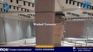 Washed terrazzo services - exposed aggregate - Texture Designing