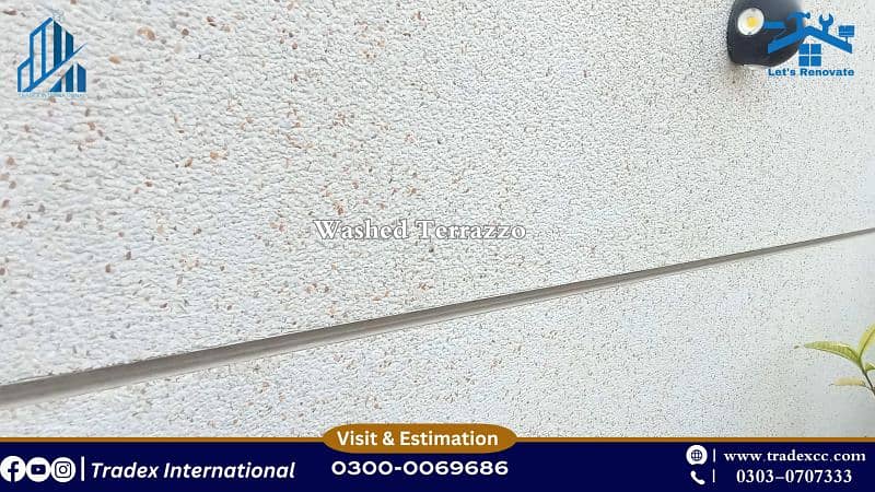 Washed terrazzo services - exposed aggregate - Texture Designing 8