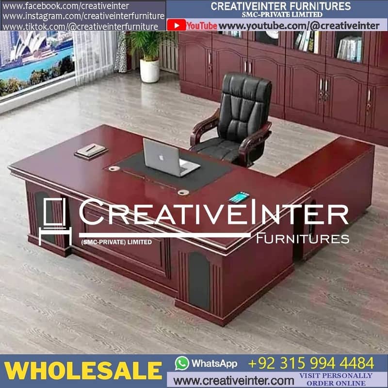 Office Table Conference Executive Chair Table Reception Workstation 8