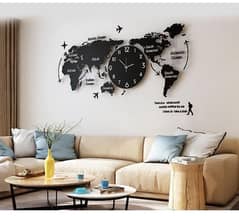 World map clock