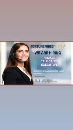 Hiring Female Executive for call center Urgently