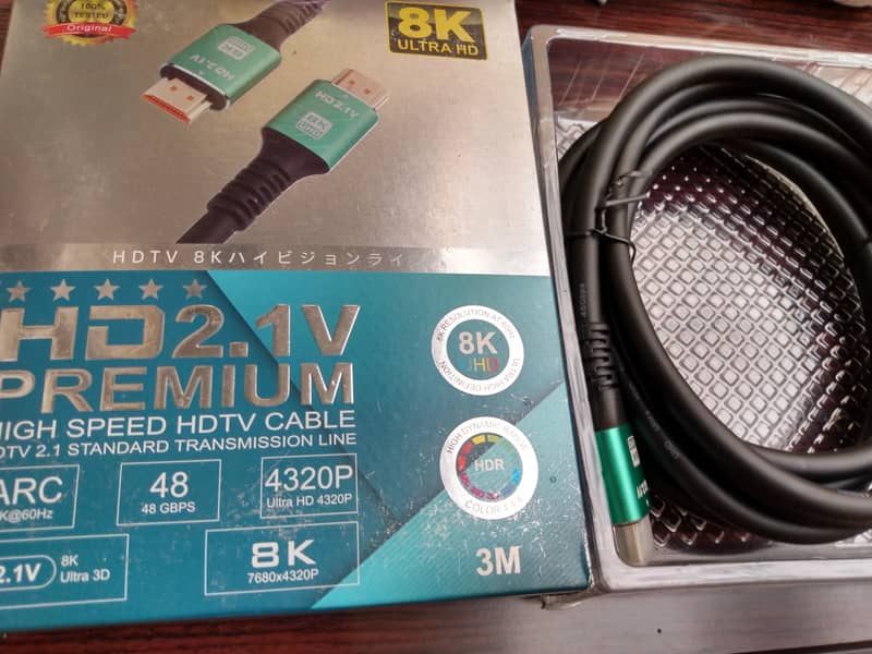 HDMI 2.1V 4k 60fps Super Clear Quality High-Speed Cable 10