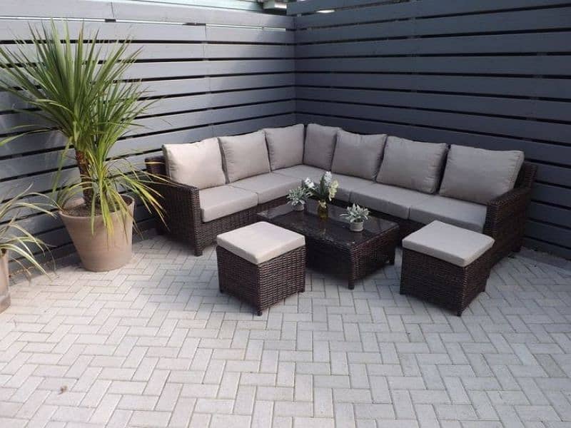 L shaped Outdoor sofa 1