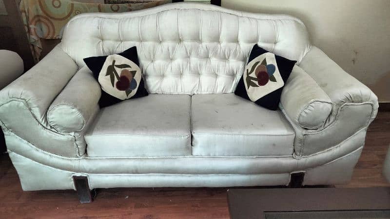 White Sofa Set 1