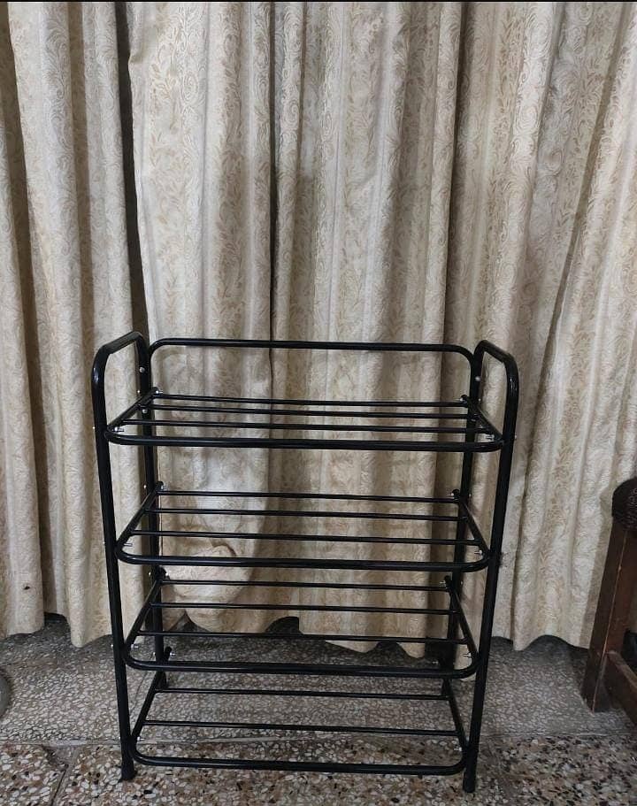 Premium Quality 4 Tier Metal Shoe Rack Stand 1