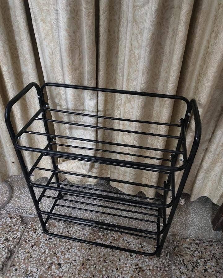 Premium Quality 4 Tier Metal Shoe Rack Stand 3