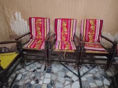 4 wooden chairs for sale in reasonable price