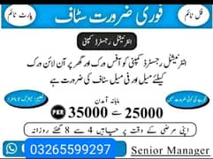 Online Work Available for Male Female and students