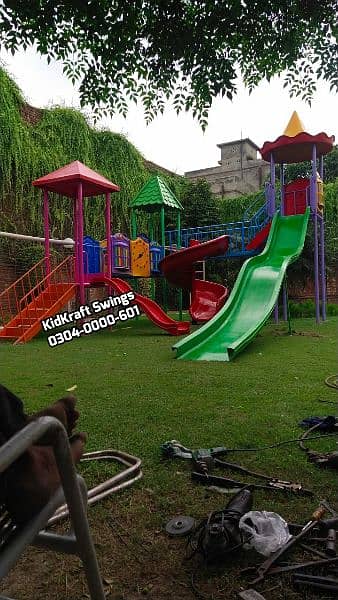 Rides Jungle gyms - Climbers - Swings - Slides - Seesaws - Monkey bars 2