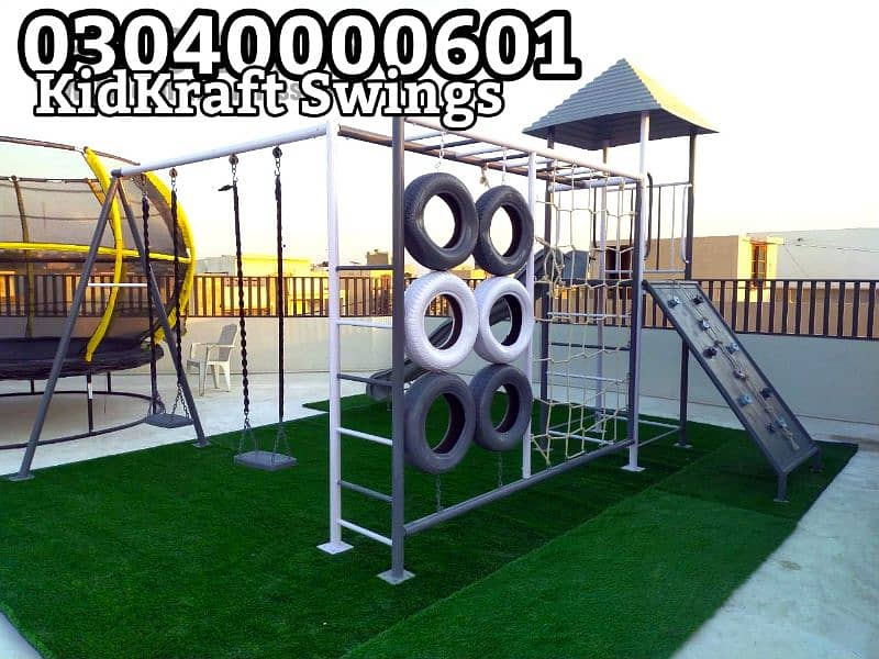 Rides Jungle gyms - Climbers - Swings - Slides - Seesaws - Monkey bars 15