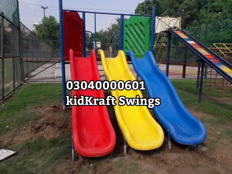 Rides Jungle gyms - Climbers - Swings - Slides - Seesaws - Monkey bars 17