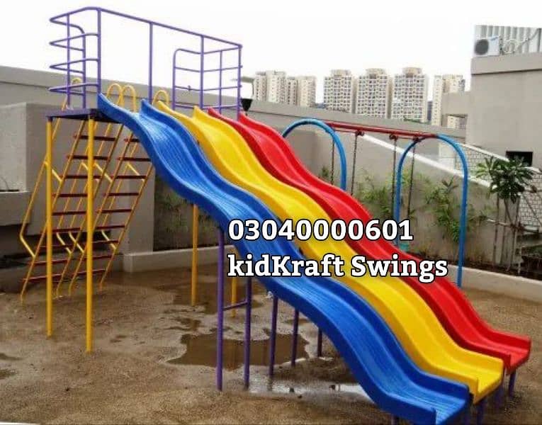 Rides Jungle gyms - Climbers - Swings - Slides - Seesaws - Monkey bars 19