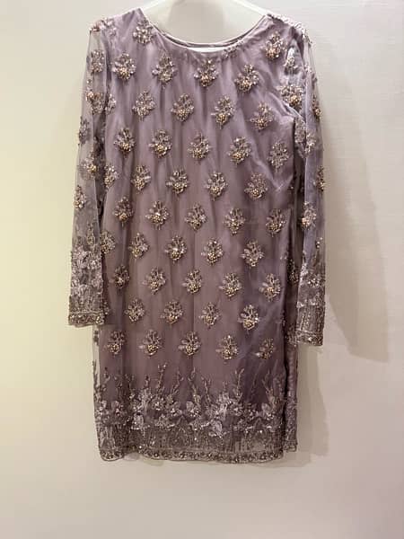 Heavily Embellished Formal Shirt & Sharara 1