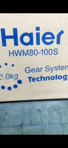 haier automatic machine80/100S. urgent sale 1