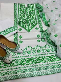 14 august festival dress || 2 pcs womens unstitched dress ||