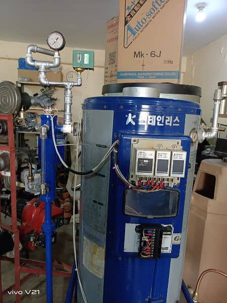 Steam boiler/steam generator 9