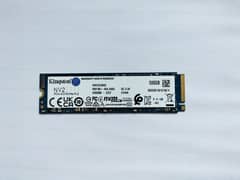 500GB Kingston M2 SSD NVMe Single cut