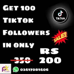 TikTok followers likes views comments anything