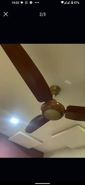 fan celling pak fan excellent condition wooden texture 0