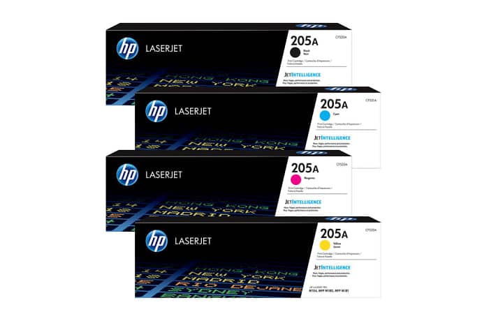 Hp 205A Black & Colour Toner Cartridges Set 0