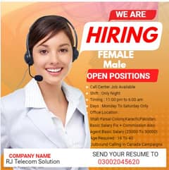 Call Center Job Available