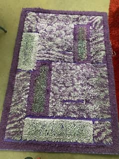 purple colour beautiful rug