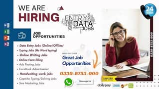 We offer handwriting assignment work /online jobs, data entry jobs, an