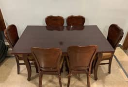 Dining Table with 6 chairs