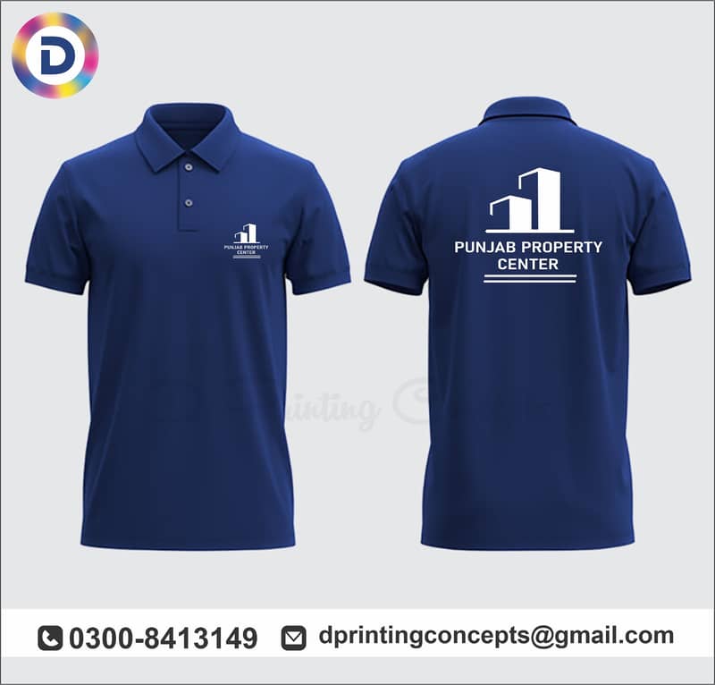 Polo shirt | T shirt print | Staff uniform manufacturer | DTF printing 17