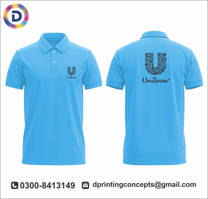 Polo shirt | T shirt print | Staff uniform manufacturer | DTF printing 10