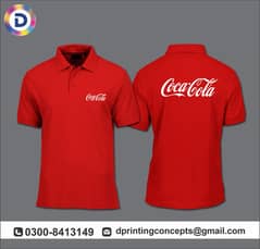 Polo shirt | T shirt print | Staff uniform manufacturer | DTF printing