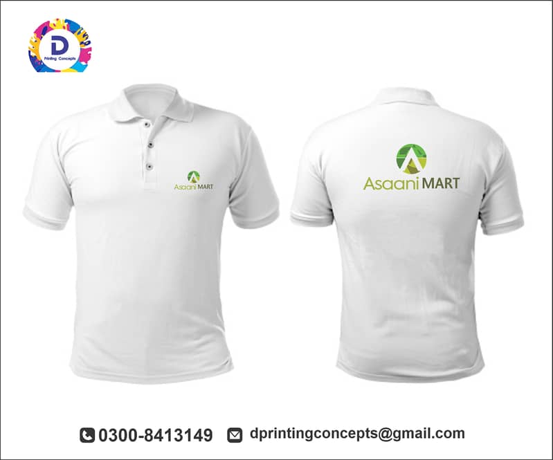 Polo shirt | T shirt print | Staff uniform manufacturer | DTF printing 13