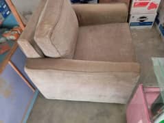 Single seater sofa, used, for sale 0