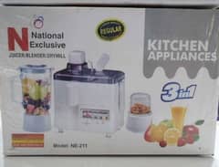 Original national 3 in 1 juicer blender